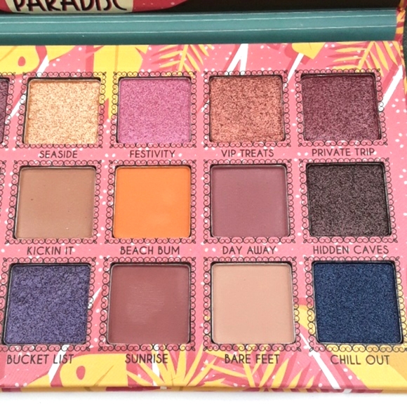 J.Cat Beauty  Secret Paradise Eyeshadow Palette. - Picture 5 of 8